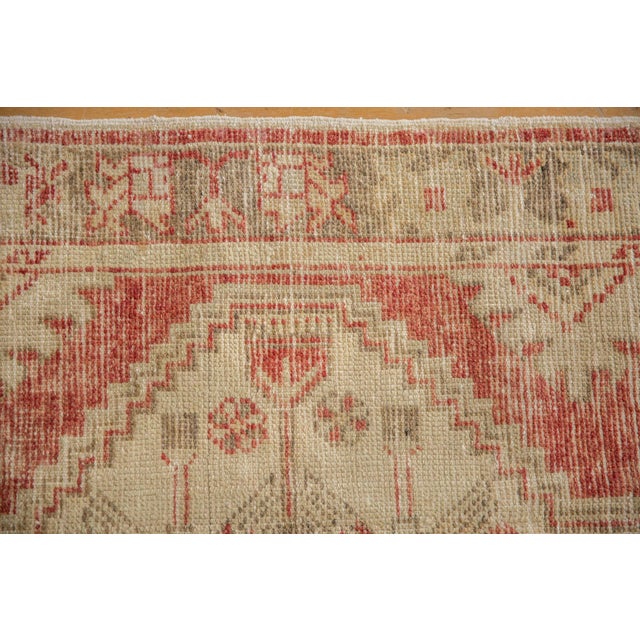 Old New House Vintage Distressed Oushak Rug Runner - 2'6" x 5' For Sale - Image 4 of 10