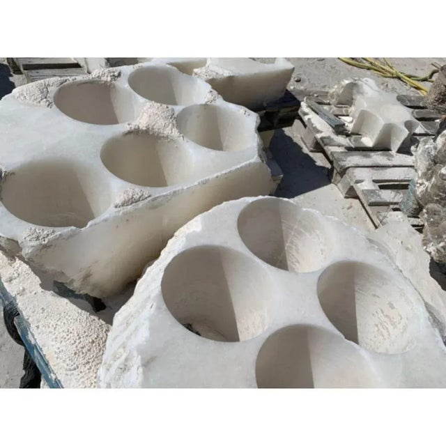 Not Yet Made - Made To Order Belfry Alabaster Tube 22 Pendant by Contain For Sale - Image 5 of 6