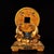 Vintage Cloisonne Enamel Crab & Coin Sculpture – 9.8" Auspicious Wealth Figure For Sale - Image 4 of 9