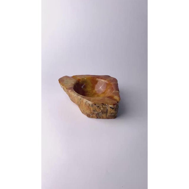 Large Handcrafted Alabaster Ashtray, Italy, 1960s For Sale - Image 11 of 13