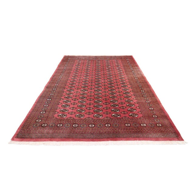 Pakistani Hand-Knotted Bukhara Rug For Sale - Image 3 of 7