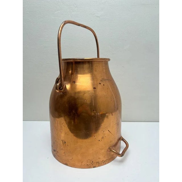 Vintage Danish Copper Milk Churn Cooler, 1950s For Sale - Image 11 of 11