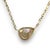 Modern 14k Yellow Gold 1.72ct Natural Diamond Bezeled Necklace For Sale - Image 3 of 6