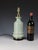 Victorian French Celadon Glazed Ceramic Oil Lamp, 1890 For Sale - Image 4 of 10