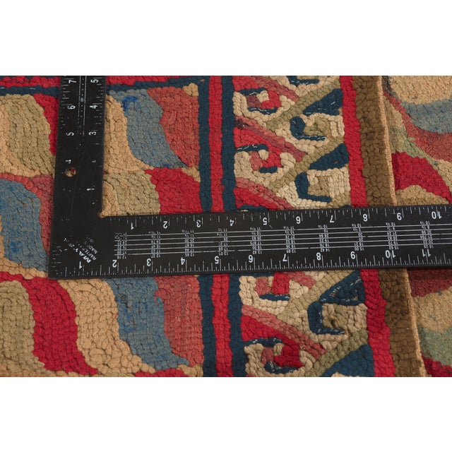 Textile Late 19th Century American Hooked Rug, 02'07 X 04'03 For Sale - Image 7 of 10