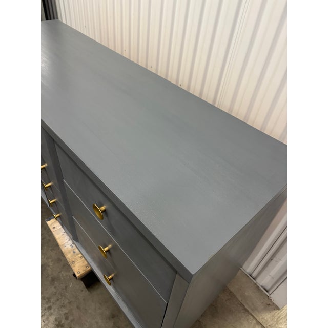 Vintage Mahogany MCM Dresser For Sale In Chicago - Image 6 of 12