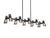 Oil rubbed bronze, solid brass Valette Linear Chandelier designed by Jonathan Browning. Machined by hand, the fixture...