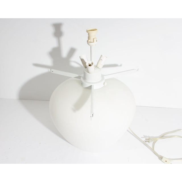 Glass Late 20th Century Vistosi “Naxos” Italian Glass Table Lamp For Sale - Image 7 of 9