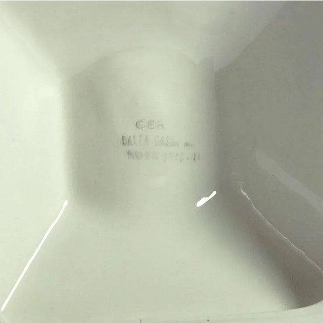 Postmodern Ceramic Dalla Bassa Maria Ceramiche Photo Frame from Nove, Italy, 1980s For Sale - Image 9 of 10