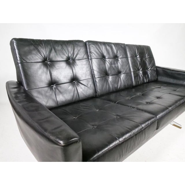 Mid-Century Leather Sofas and Armchairs from Krasemann, 1960s, Set of 3 For Sale - Image 7 of 18