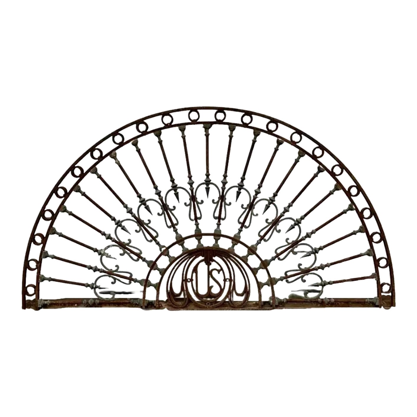 Antique American Us Embassy Iron Architectural Pediment Sculpture ...