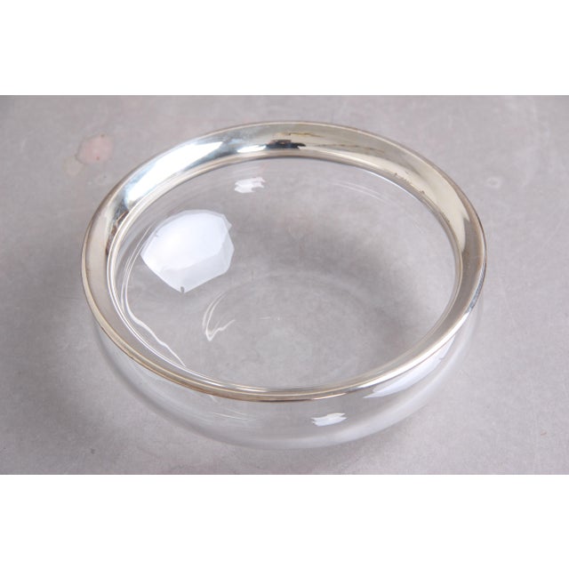 A beautiful glass bowl, model Saturn, designed by Michael Bang for Holmegaard in 1993 in collaboration with Royal...