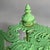 Italian Art Deco Plant Stands in Green Cast Iron, 1930s, Set of 2 For Sale - Image 6 of 18