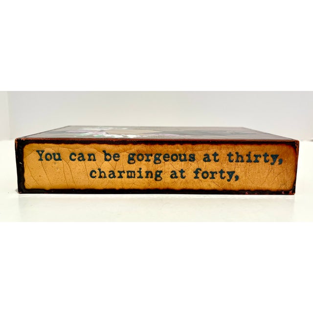 Houston Llew Spiritile Timeless #161 – Coco Chanel Quote – Glass Enamel on Copper Wall Art For Sale - Image 11 of 14