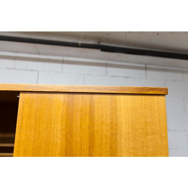 Scandinavian Three-Door Wardrobe in Blond Teak, 1960s For Sale - Image 17 of 18