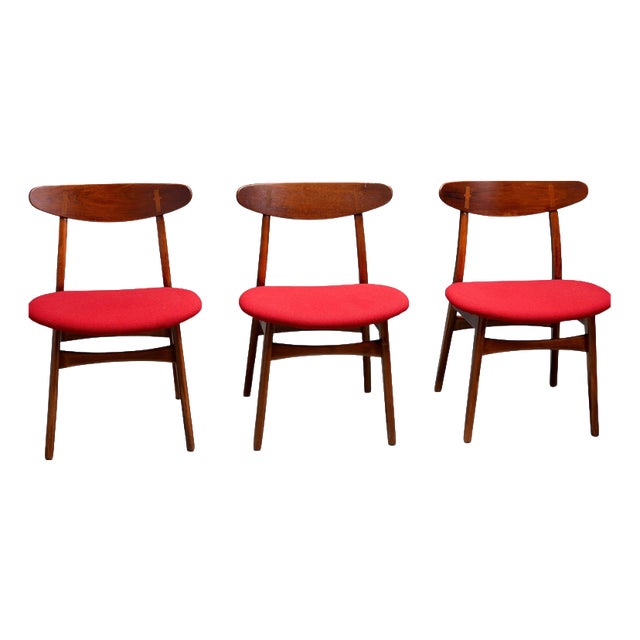 CH30 Chairs attributed to Hans J. Wegner, Denmark, 1960s, Set of 3 For Sale