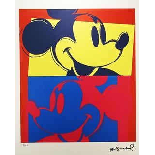 After Andy Warhol, Mickey Mouse, Limited Series Lithograph, 1980s For Sale