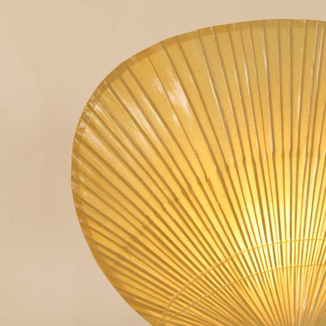 Uchiwa III Table Lamp by Ingo Maurer for M Design, 1970s For Sale - Image 6 of 8