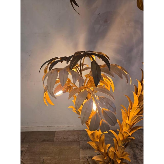Large Floor Palm Light by Hans Kögl, 1975 For Sale - Image 4 of 12