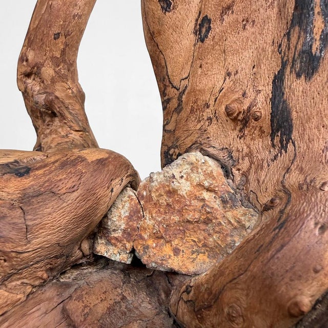 Wood Japanese Koboku Root Wood Sculpture, 1960s For Sale - Image 7 of 16