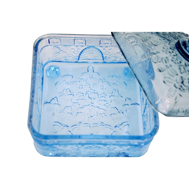 Indiana Glass Tiara Honey Bee Hive Box For Sale - Image 4 of 5