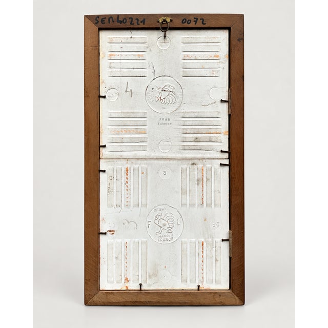 French Religious Ceramic Diptych by Frab, 1950s For Sale - Image 6 of 9