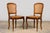 Set of 8 Early 20th Century French Louis XV Style Walnut Cane Dining Chairs For Sale - Image 14 of 18
