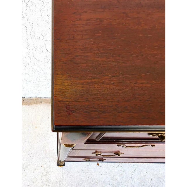 Rway Mid Century French Empire Highboy Dresser For Sale - Image 14 of 18