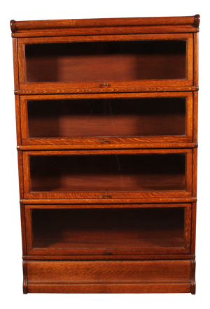 Bookcase in Oak from Globe Wernicke, Set of 4
