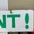 Mid 20th Century Large Vintage Double Sided "Restaurant" Wooden Sign in Green Font For Sale - Image 5 of 8