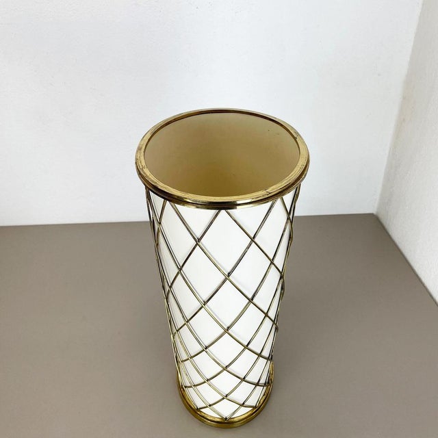 Brass Umbrella Stand from Vereinigte Werkstätten München, Germany 1950s For Sale - Image 6 of 18