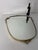Mid-Century Modern Brass Wall Mirror in the style of Gio Ponti, 1950 For Sale - Image 3 of 9