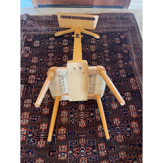 1960s Mid Century (Attributed to Hans Wegner Danish Design) Amcrest Silent Butler Chair For Sale In Santa Fe - Image 6 of 8