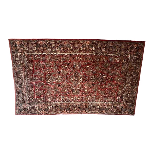 Antique Persian Sarouk Rug, 12' X 19'7" For Sale