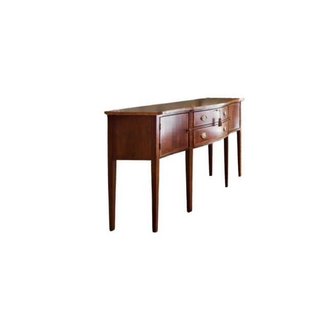 Add a timeless anchor to your dining room entryway or living space with this exceptionally elegant, vintage Federal style...