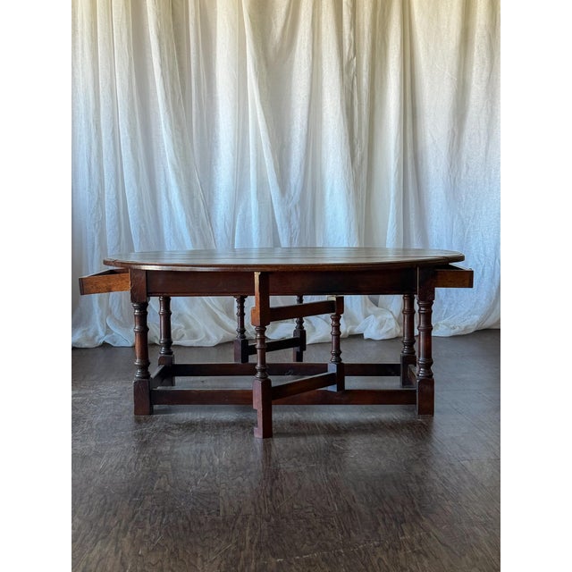 Late 19th Century Late 20th Century Drop Leaf Coffee Table For Sale - Image 5 of 6