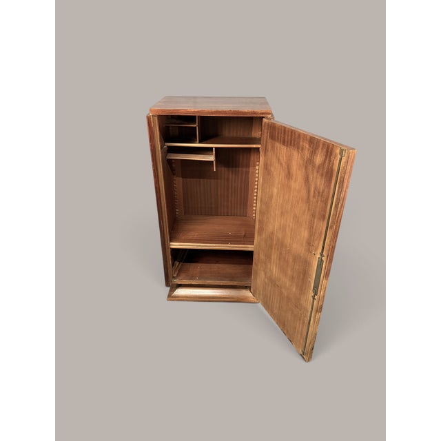 Wood French Art Deco Bar Cabinet in Precious Wood Veneer, 1930 For Sale - Image 7 of 9