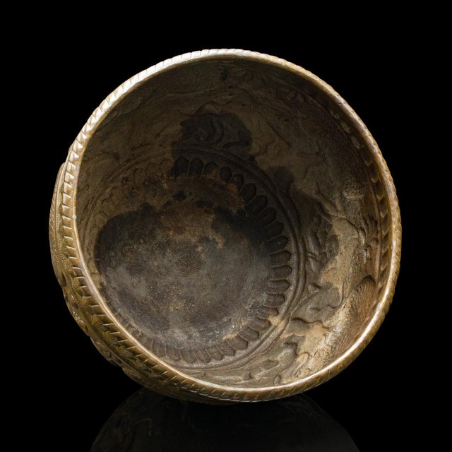 1900's Antique Offering Bowl For Sale - Image 6 of 10