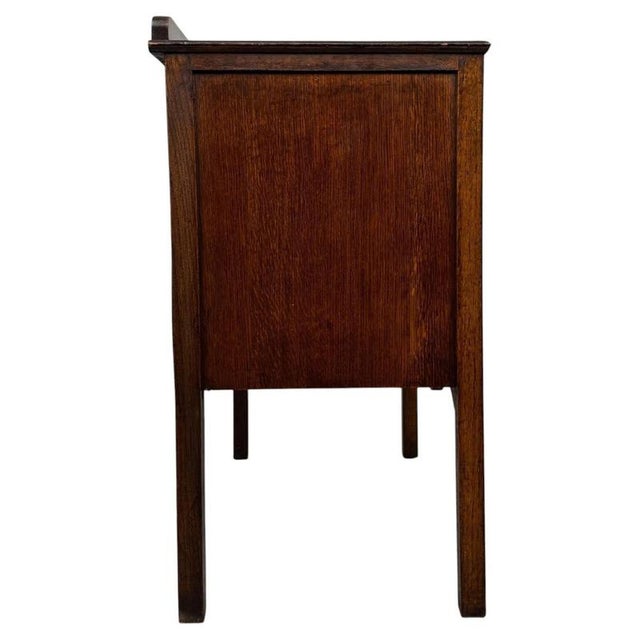 Antique 20th Century Golden Oak Chest of Drawers For Sale - Image 6 of 12