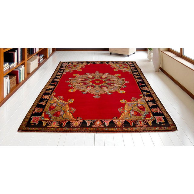 Rustic Rare Unused Vintage Authentic Turkish Rug | Handwoven Wool | Rustic Farmhouse Decor For Sale - Image 3 of 18