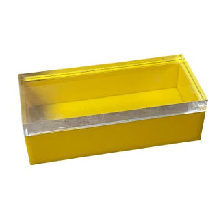 1970s Lucite Box , Albrizzi, Italy, Mid Century For Sale