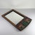 Vintage decorative wooden wall mirror. Made in India mid-20th century. The vintage mirror is in good vintage condition....