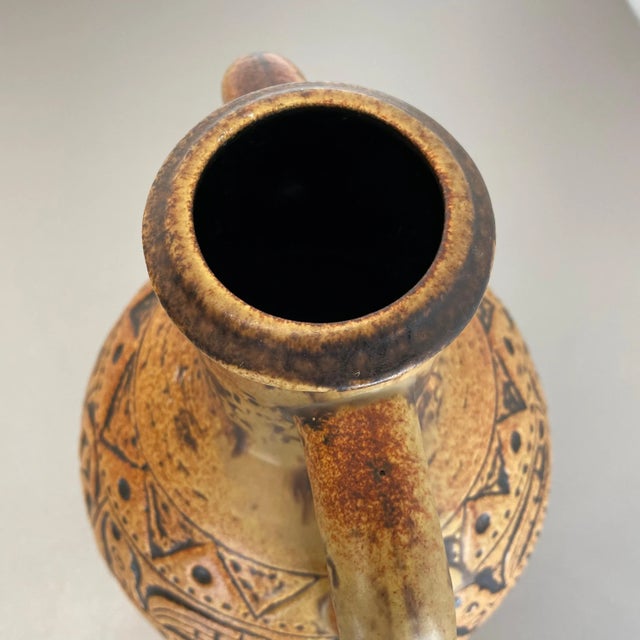 Pottery Fat Lava Maya Tiki Vase from Jasba Ceramics, Germany, 1970s For Sale - Image 13 of 18