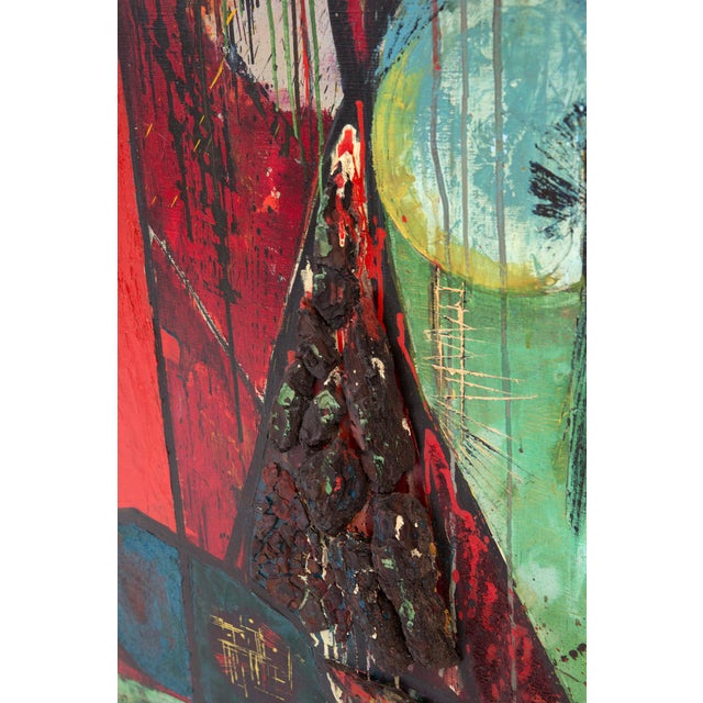 Abstract Shiro Ikegawa Abstract Painting For Sale - Image 3 of 5