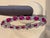Gemstone 24 Carat Ruby & 1 Carat Diamond Affordable Tennis Bracelet 14 Karat White Gold For Sale - Image 7 of 18