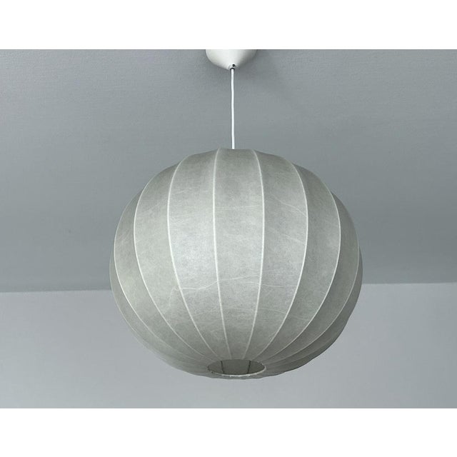 Large Vintage Cocoon Pendant Light from Goldkant Leuchten, 1960s For Sale - Image 11 of 18