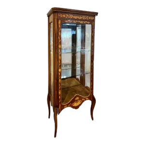 Late 19th Century Louis XVI Style Bronze Mounted Marquetry Inlaid