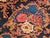Vintage Persian Tabriz Area Rug, Hand-Knotted Wool, Allover Floral Gol Farang Pattern, Navy & Red, 7x11 For Sale - Image 12 of 14