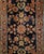 Antique Persian Lilian Runner Rug, Hand-Knotted Wool, Floral Design, Navy & Red, 3x7 For Sale - Image 10 of 15
