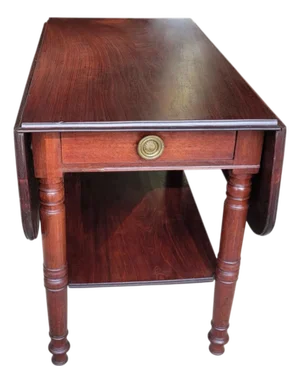 Flame Mahogany Drop Leaf Table
